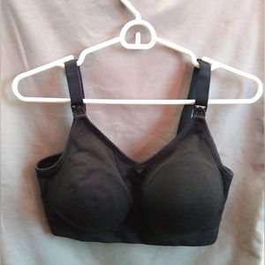 Body Silk Seamless Full Cup Nursing Bra, Bravado Designs - Black, Large-Full Cup